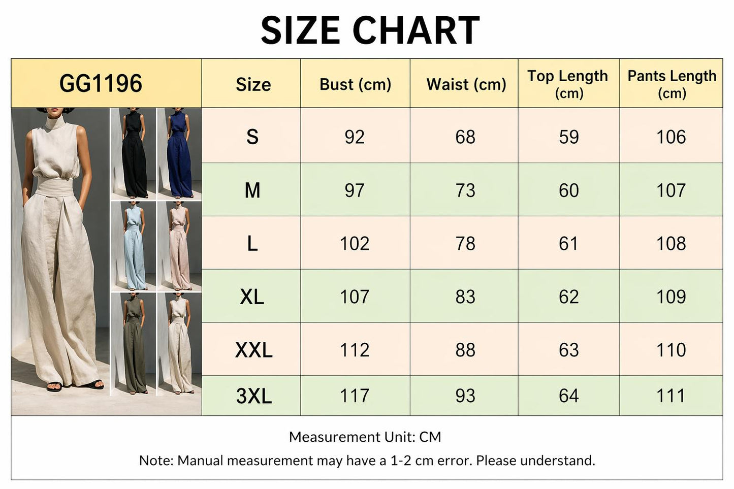 Sleeveless High Neck Jumpsuit | Wide Leg Jumpsuit | Elegant Minimalist Outfit | Chic Casual Wear